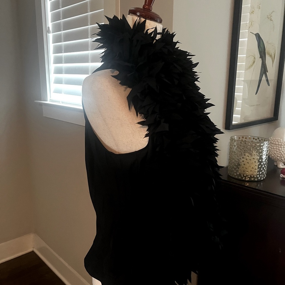 Eye catching taffeta vest by Marie Saint Pierre!